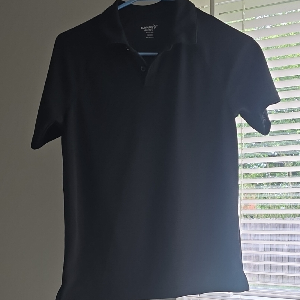 Gildan Men's Black Polo Shirt